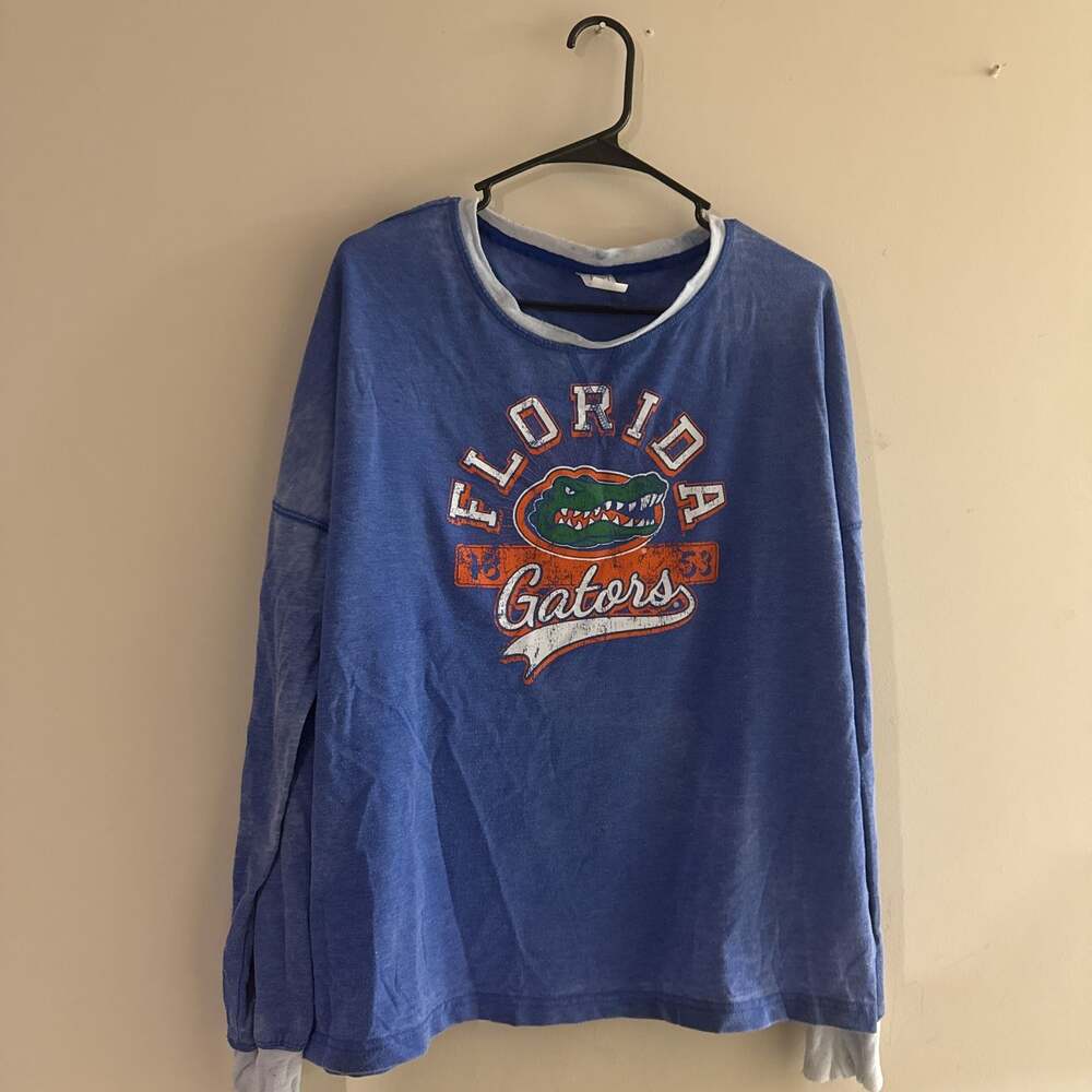 Florida Gators Long Sleeve Layered Tee College Football Shirt - Picture 4 of 5